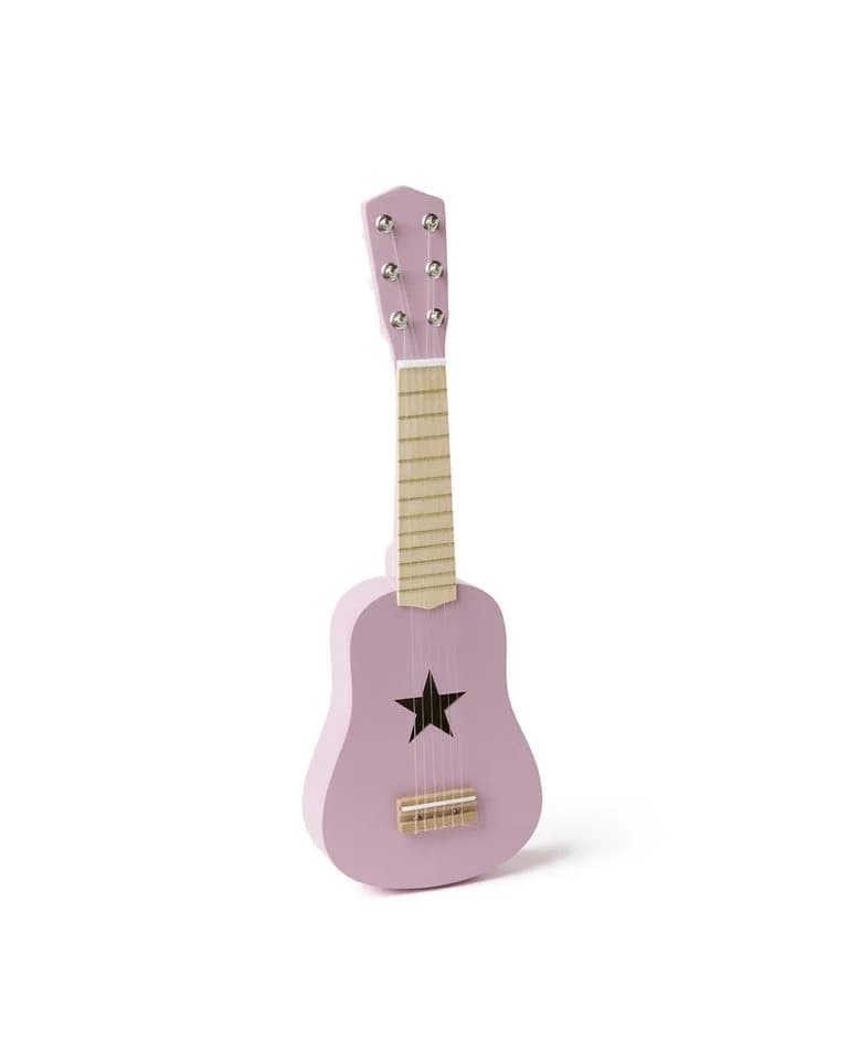 Kids Concept Spielzeug-Gitarre Rosa 6 Saiten Holz - Bild 2