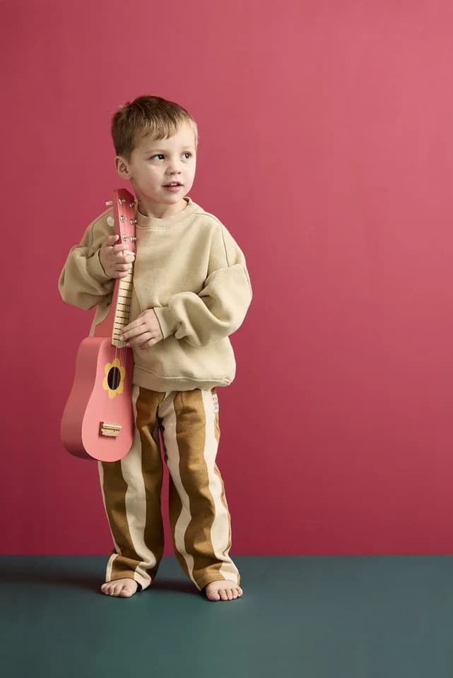 Kids Concept Spielzeug-Gitarre Blume Rosa Holz - Bild 3