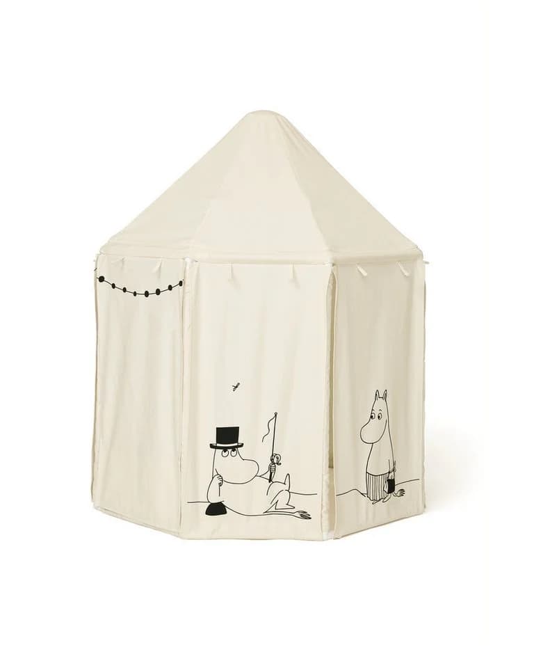Kids Concept Spielzelt Mumin Weiß Schwarz Baumwolle