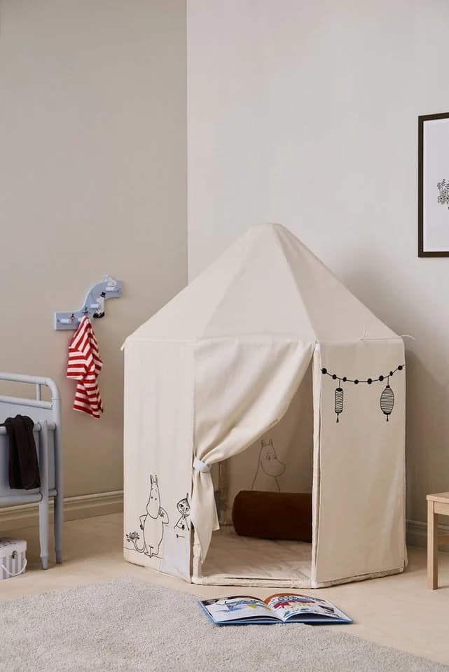Kids Concept Spielzelt Mumin Weiß Schwarz Baumwolle - Bild 4