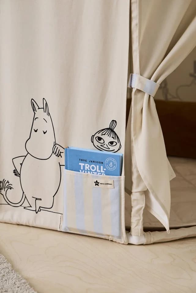 Kids Concept Spielzelt Mumin Weiß Schwarz Baumwolle - Bild 5