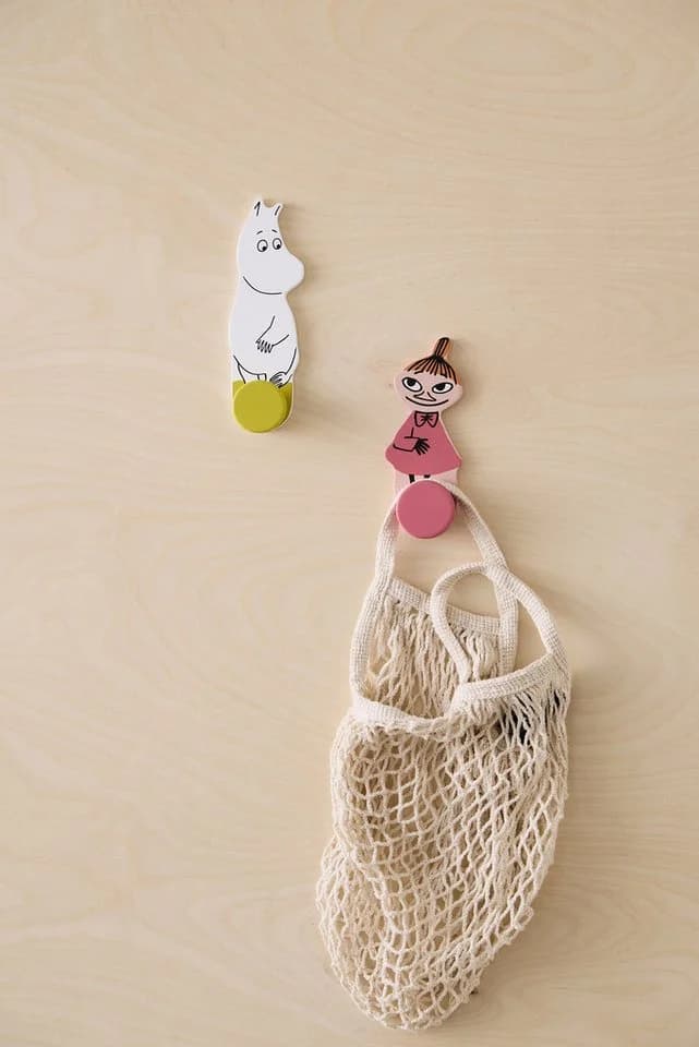 Kids Concept Kleiderhaken 2er-Set Mumin-Motiv Holz