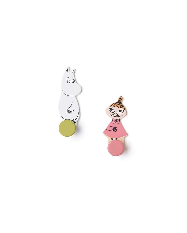 Kids Concept Kleiderhaken 2er-Set Mumin-Motiv Holz - Bild 2