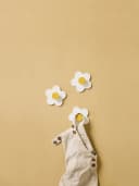 Kids Concept Blumenhaken Set 3er Pack Weiss Bild 1