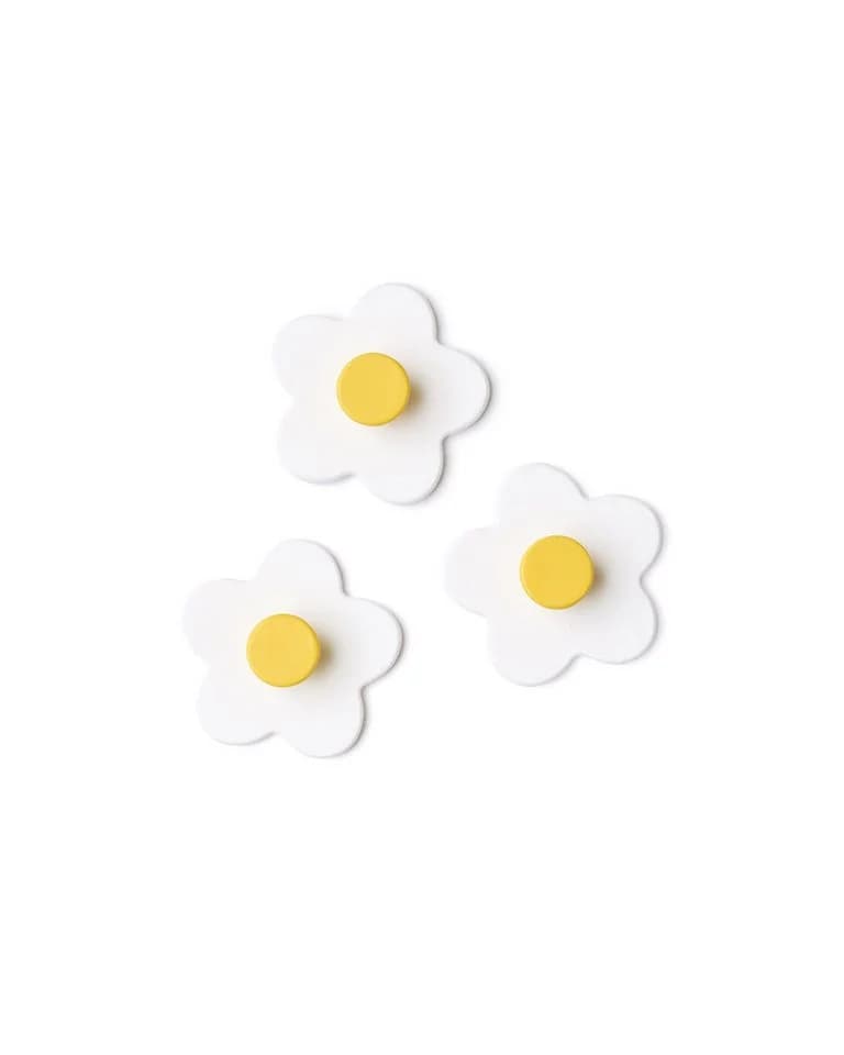 Kids Concept Blumenhaken Set 3er Pack Weiss - Bild 2