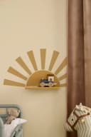 Kids Concept Wandregal Sonne Star gelb mit Aufklebern Bild 1