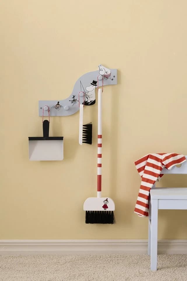 Kids Concept Kinder-Putzwagen Mumin Reinigungsset Holz - Bild 3