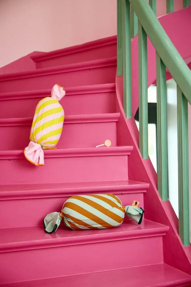 Kids Concept Dekokissen Bonbon-Kissen rosa Pippi Langstrumpf - Bild 3