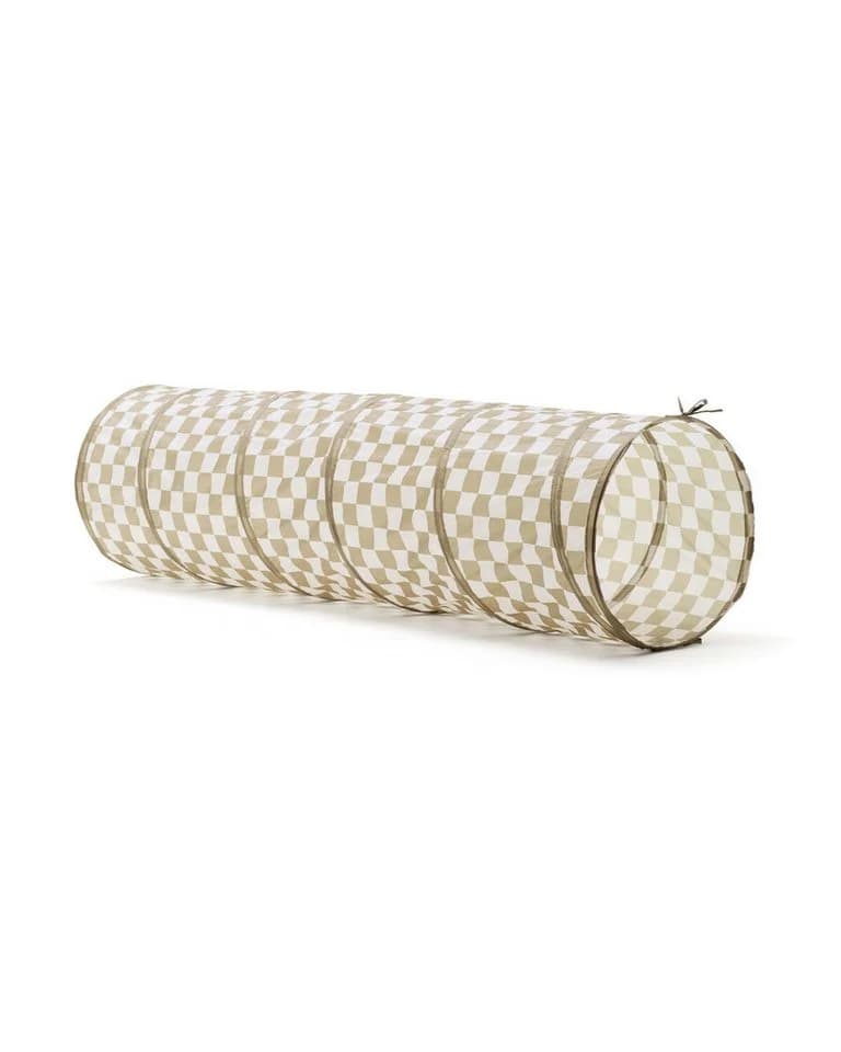 Kids Concept Spieltunnel Karo Khaki 180cm - Bild 2