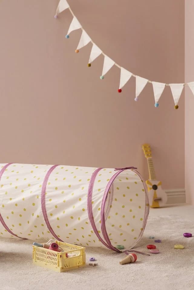 Kids Concept Spieltunnel Rosa 180cm