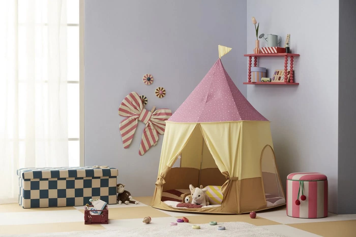 Kids Concept Spielzelt Zirkus Rosa