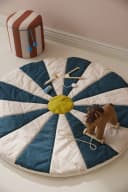 Kids Concept Spielmatte Zirkus Blau Wendbar Bild 5