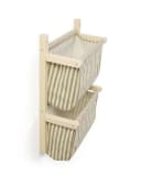 Kids Concept Wäschesortierer Wand-Organizer mit Stofftaschen Grün Bild 2