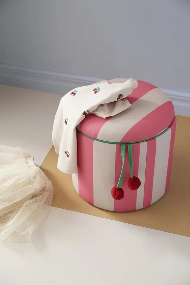 Kids Concept Sitzwürfel mit Stauraum rosa - Bild 4