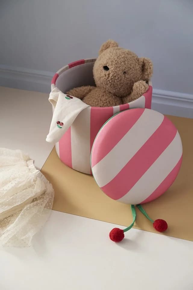 Kids Concept Sitzwürfel mit Stauraum rosa - Bild 5