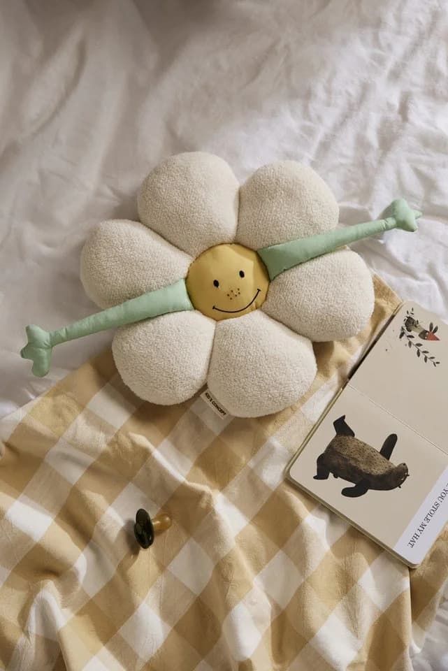 Kids Concept Wendbares Zierkissen Blume Sherpa - Bild 3
