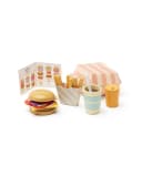 Kids Concept Hamburger-Spielset aus Holz mit Filz-Zutaten Bild 2