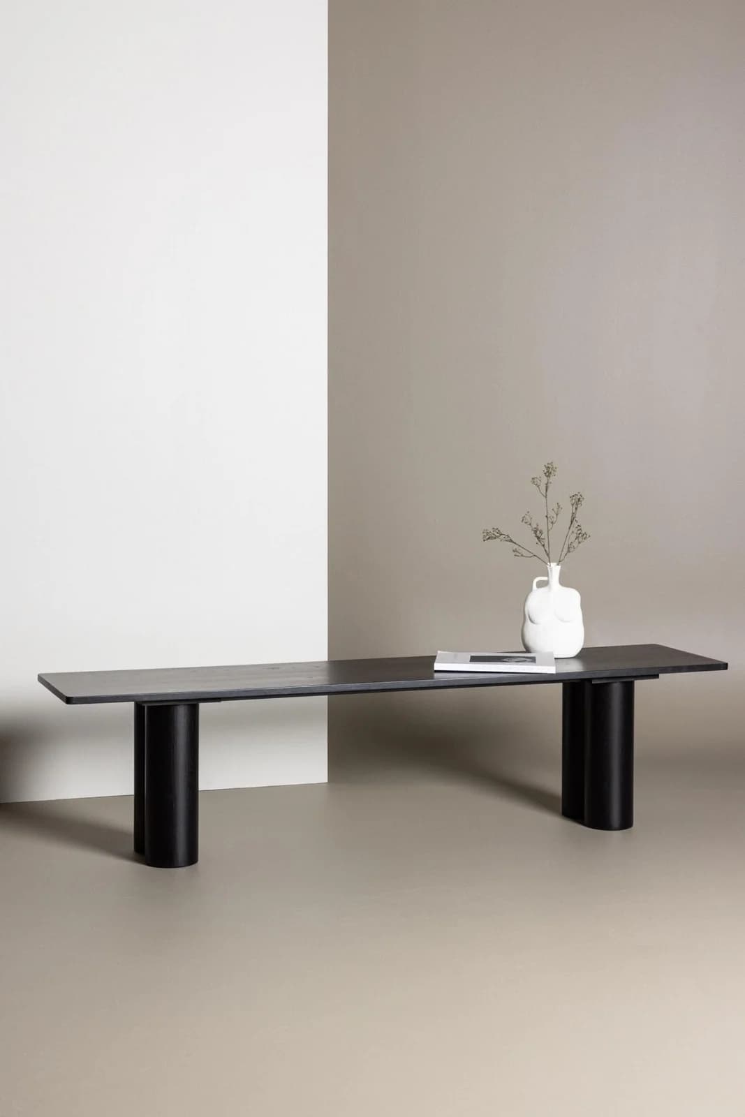 VENTURE HOME Sitzbank Olivia Schwarz MDF
