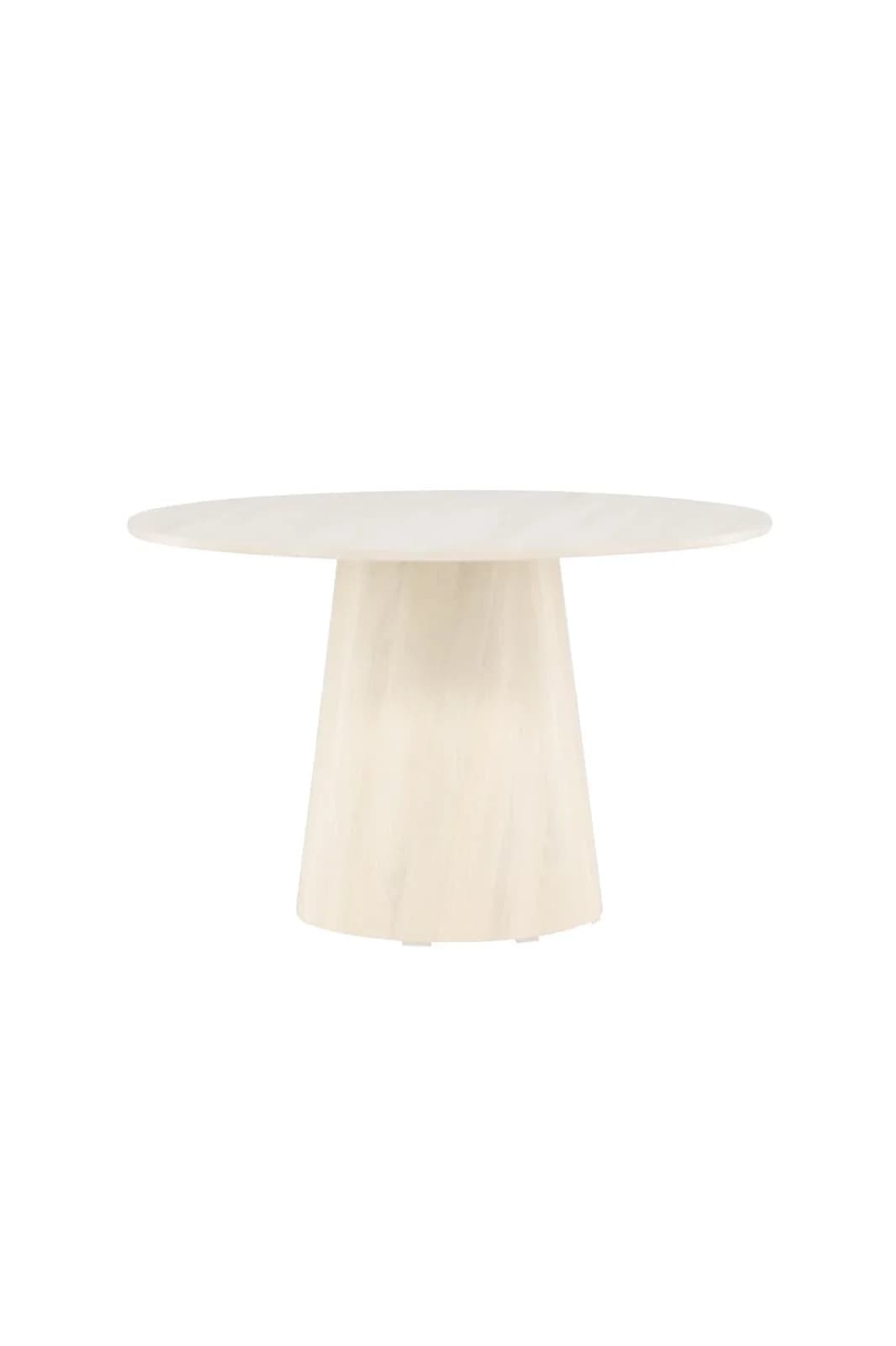 Venture Home Esstisch Lanzo 120 cm Rund Holzwerkstoff Weiß