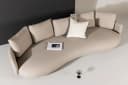 Venture Home Sofa 4-Sitzer Beige Modernes Design Bild 3