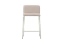 Venture Home Barhocker Bisbee 2er-Set Beige Bouclé Stahlbeine Bild 3