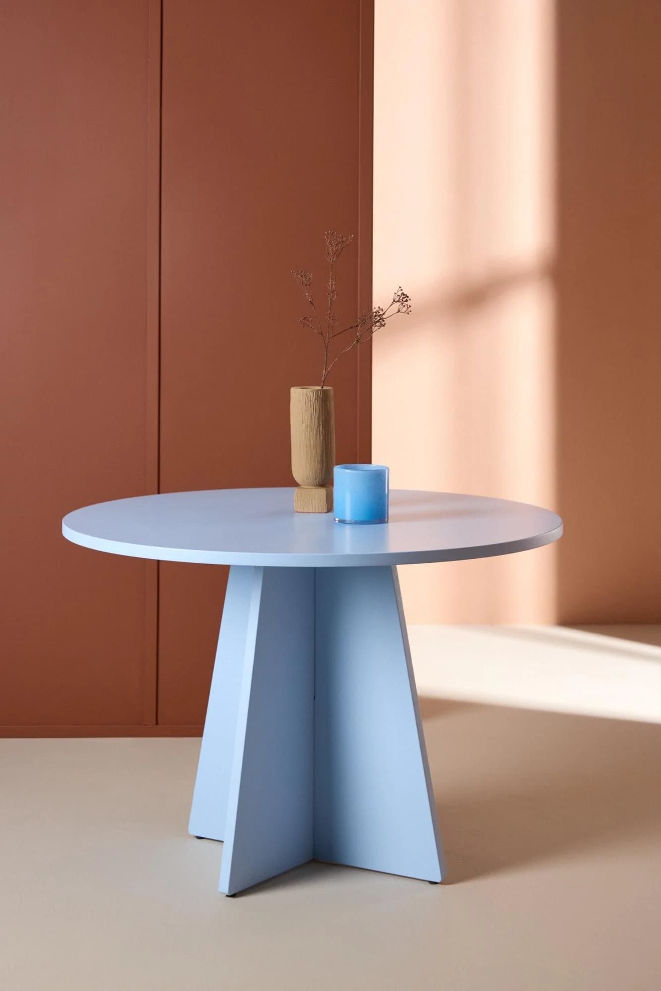 Venture Home Runder Esstisch Bootcut Blau