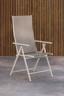 Venture Home Levanzo 2er-Set Gartenstühle Beige Klappbar Bild 1