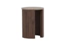Venture Home Beistelltisch rund MDF Braun Bristol Serie Bild 1