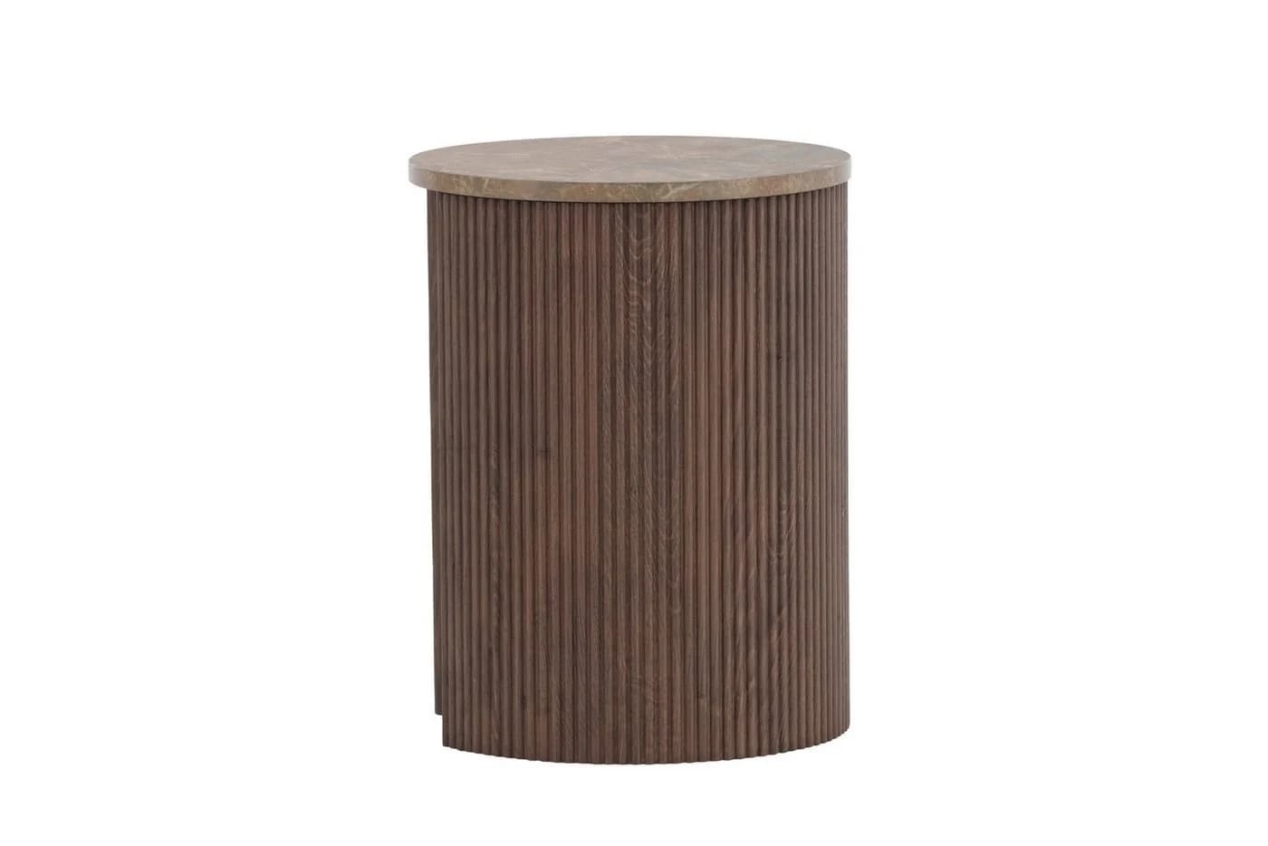 Venture Home Beistelltisch rund MDF Braun Bristol Serie - Bild 3