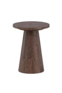 VENTURE HOME Beistelltisch Lanzo Mokka Rund Holz Bild 1