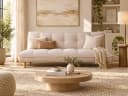 Venture Home Schlafsofa Gertrud Beige Cord mit Schlaffunktion Bild 4