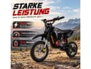 EVERCROSS TECH Elektro-Kindermotorrad 300W 36V Schwarz Bild 1