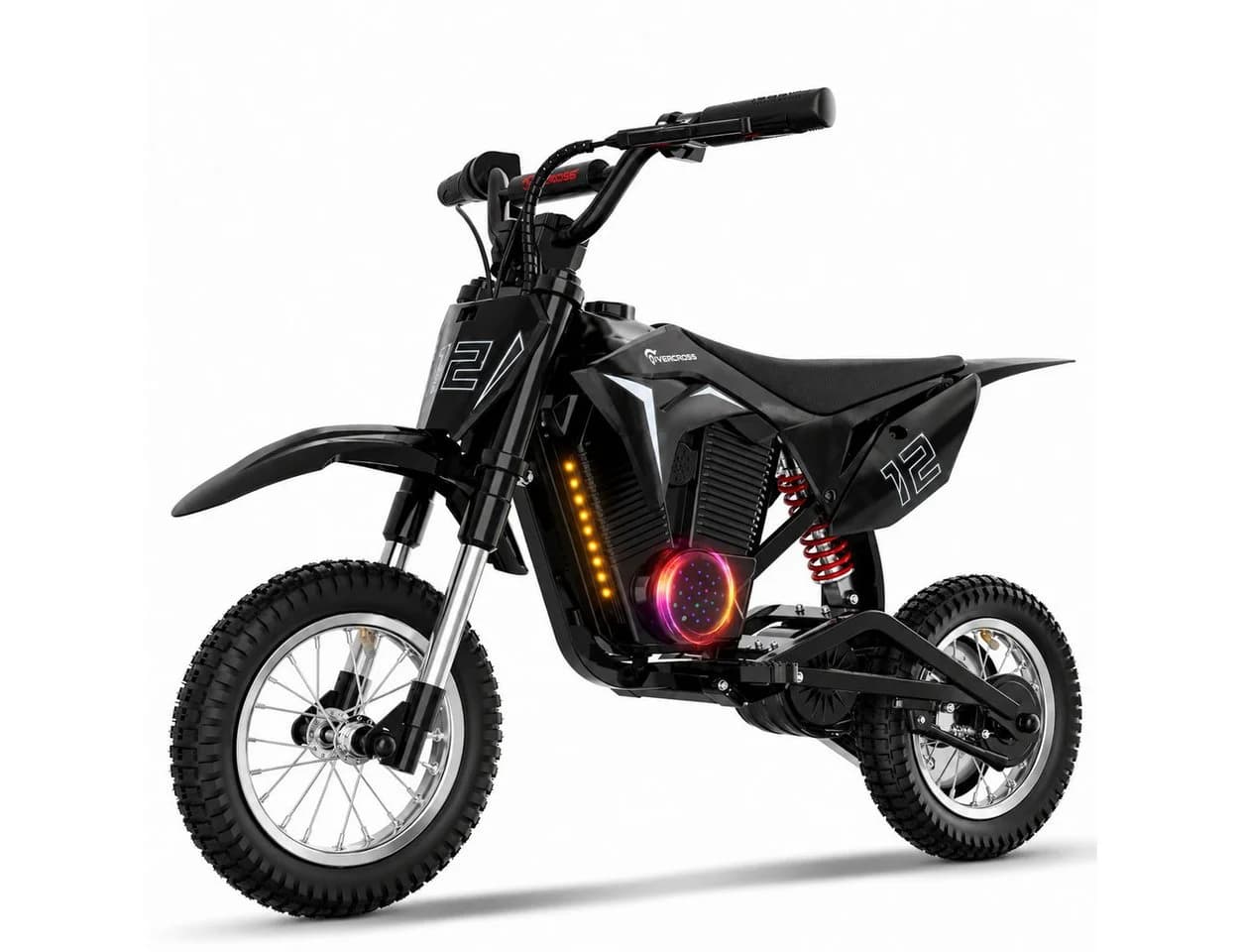 EVERCROSS TECH Elektro-Kindermotorrad 300W 36V Schwarz - Bild 2