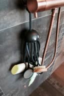 Shower Octopus Shampoohalter Schwarz Latex 9 Arme Bild 5