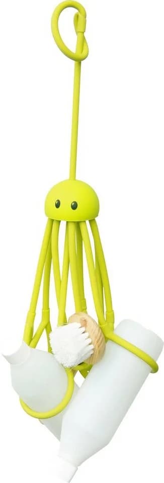 Shower Octopus Shampoohalter Grün - 9 verstellbare Latex-Arme - Bild 2