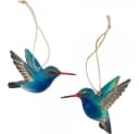 Wildlife Garden Dekoobjekt Dekovogel Breitschnabelkolibri Bunt 2-teilig Bild 2
