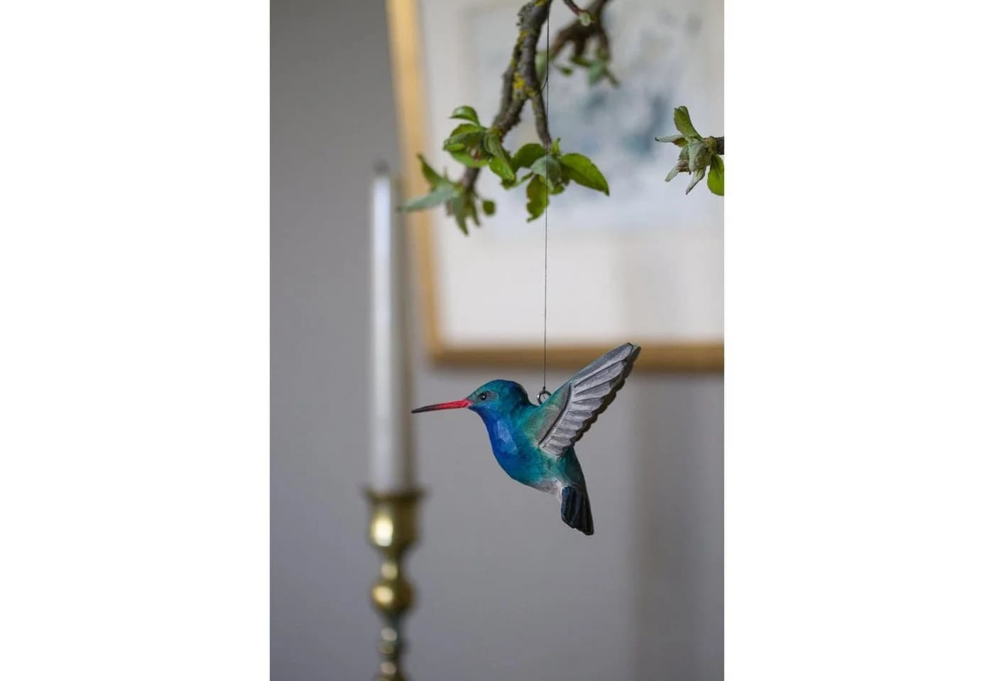 Wildlife Garden Dekoobjekt Dekovogel Breitschnabelkolibri Bunt 2-teilig - Bild 5