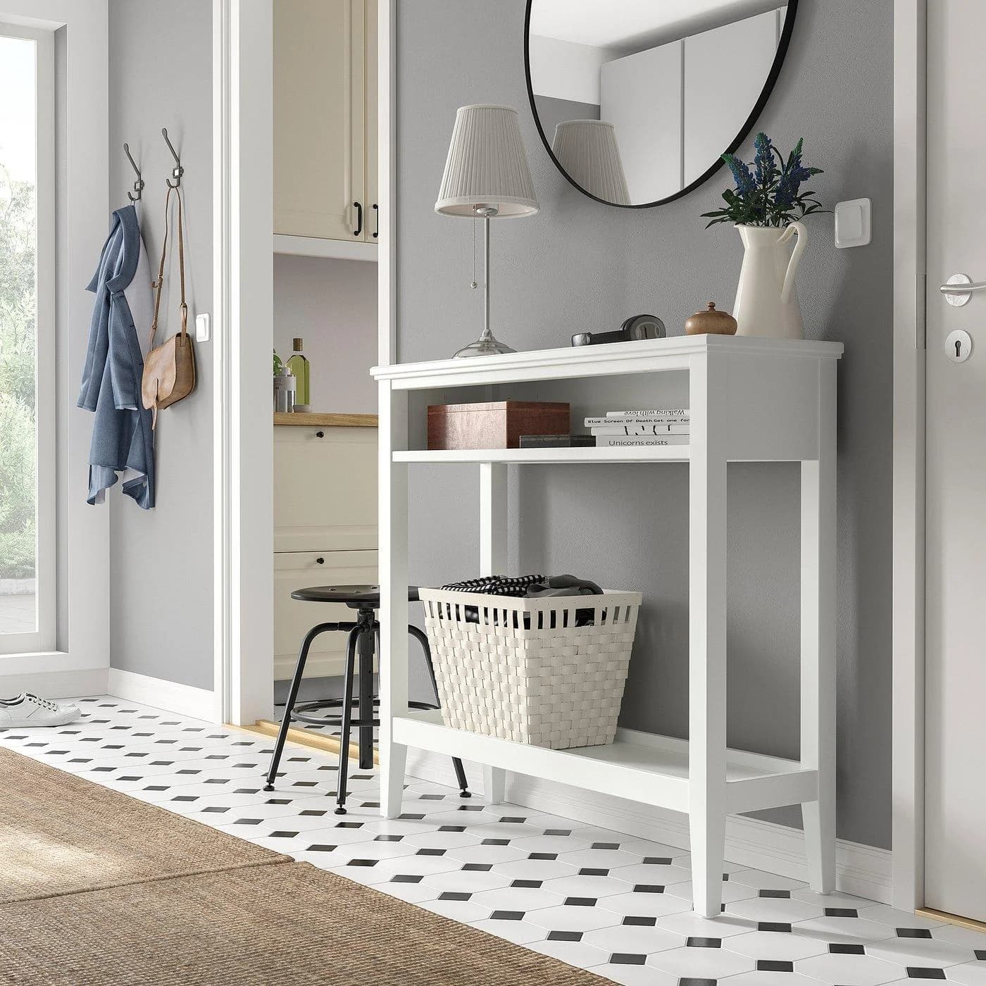 IKEA IDANÄS Ablagetisch Weiß