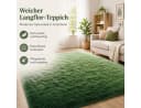 Lochas Hochflor-Teppich Grün Weich & Kuschelig Bild 4