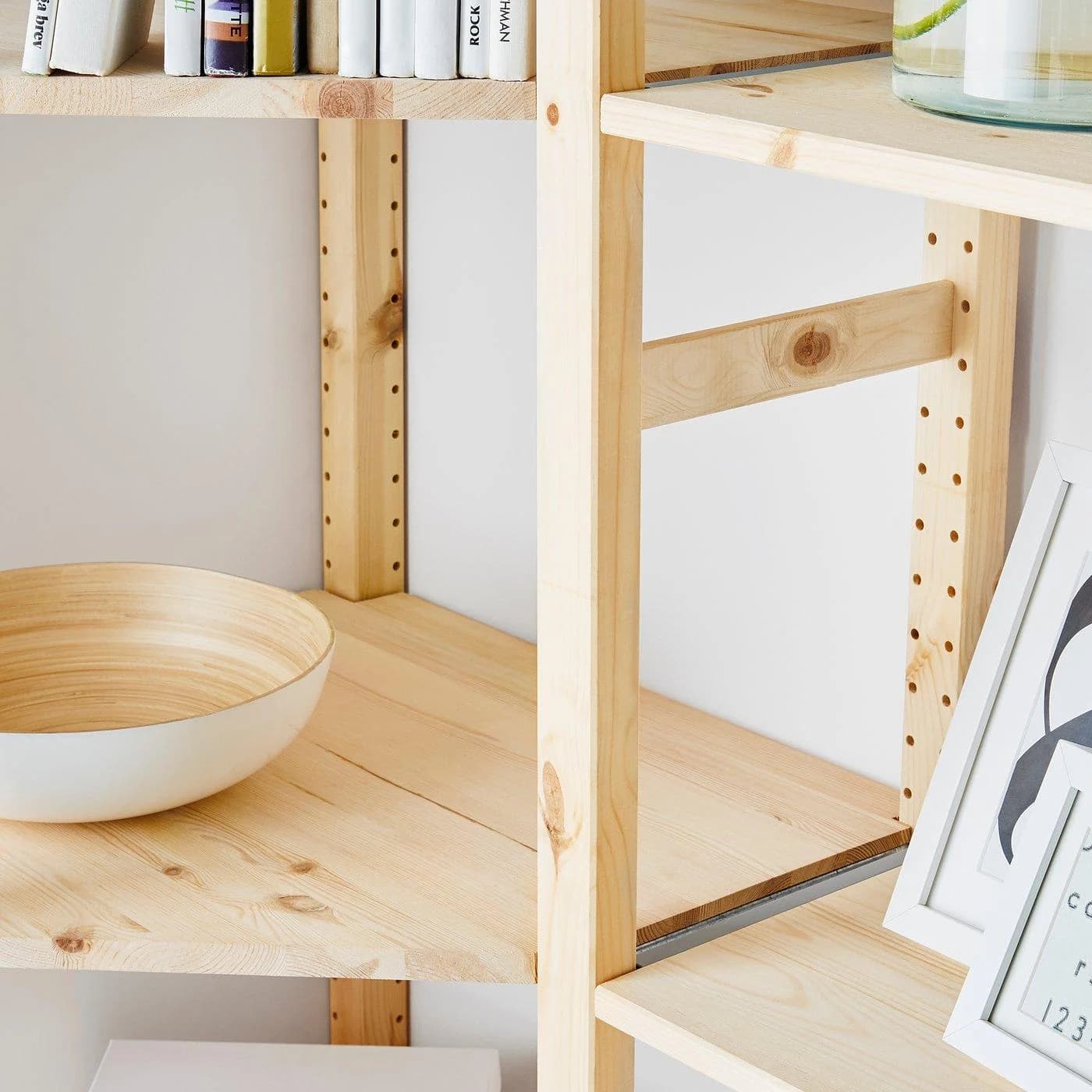 IKEA IVAR 4 Elem/Ecke Aufbewahrungssystem Kiefer