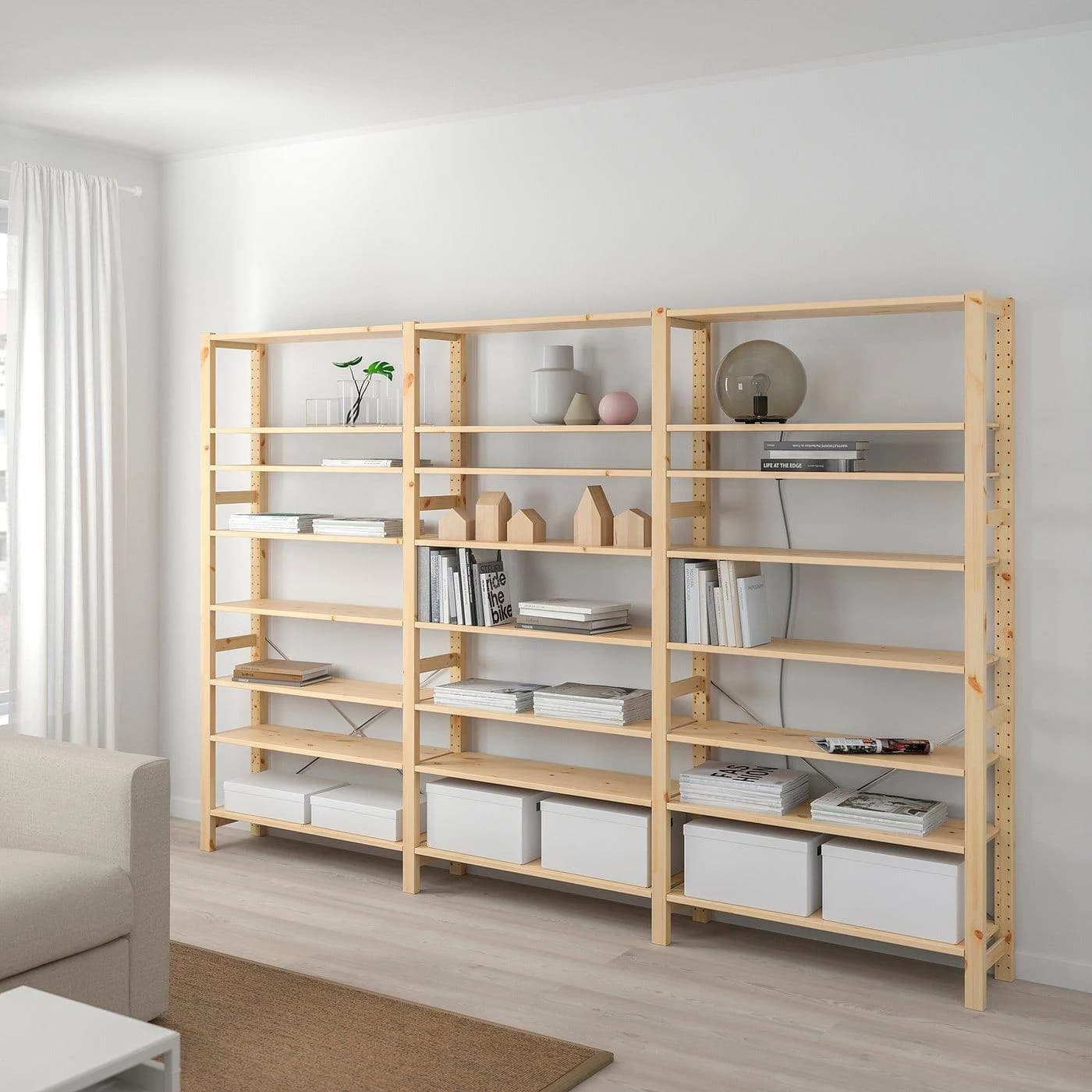 IKEA IVAR 3 Elem/Böden Kiefernholz Aufbewahrungssystem