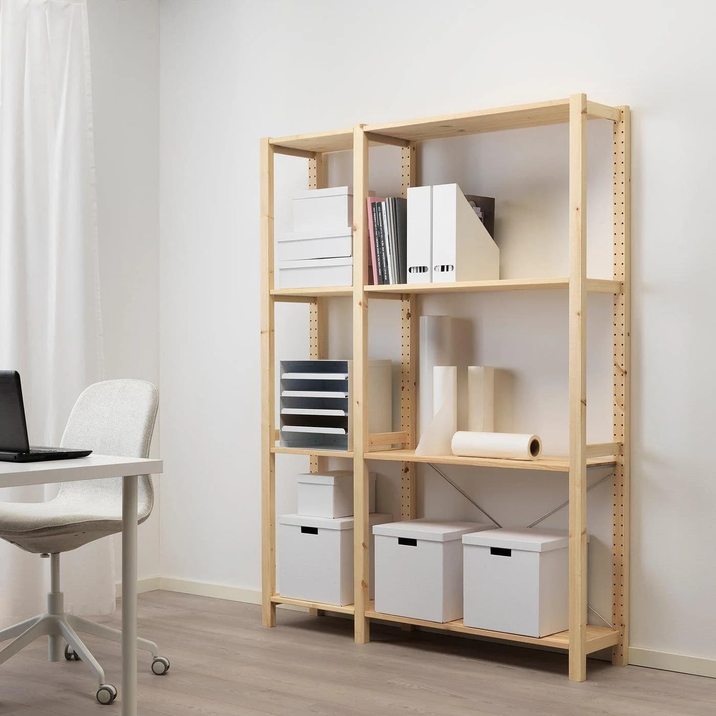 IKEA IVAR 2 Elem/Regale Kiefer Aufbewahrungssystem