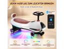 EVERCROSS TECH Elektro-Kinderauto EV7 Weiß mit Bluetooth & LED Bild 5