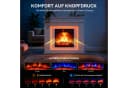 HOMAVO Elektrokamin mit Schrank 900/1800 W 3D-Flammeneffekt LED-Beleuchtung Bild 3