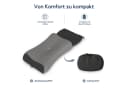 CHICASA Reisekissen Nackenkissen grau Memory Foam Bild 4