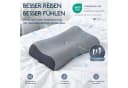 CHICASA Reisekissen Nackenkissen grau Memory Foam Bild 5