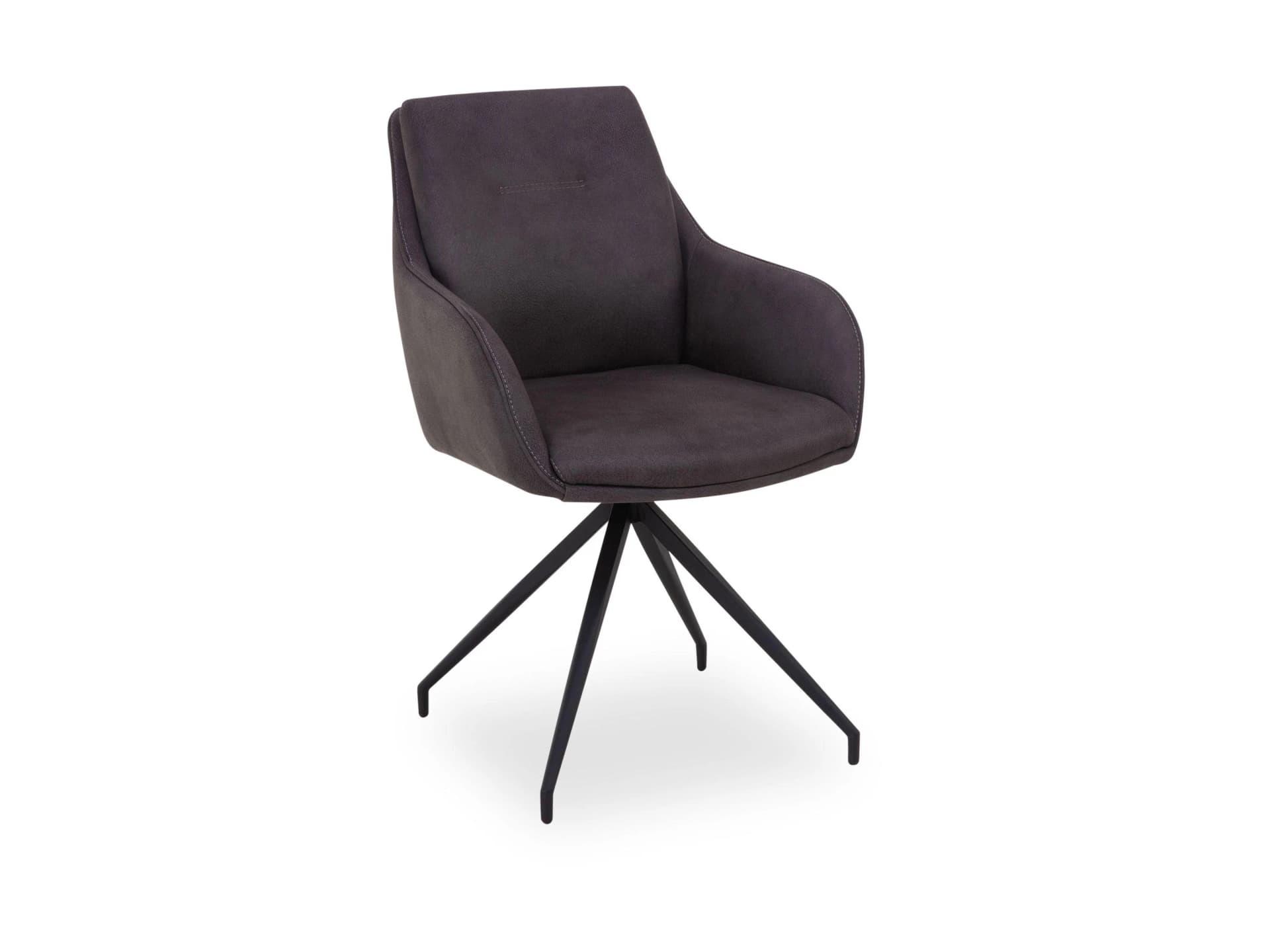 Maxfurn Armlehnenstuhl Tijn Grau Metall