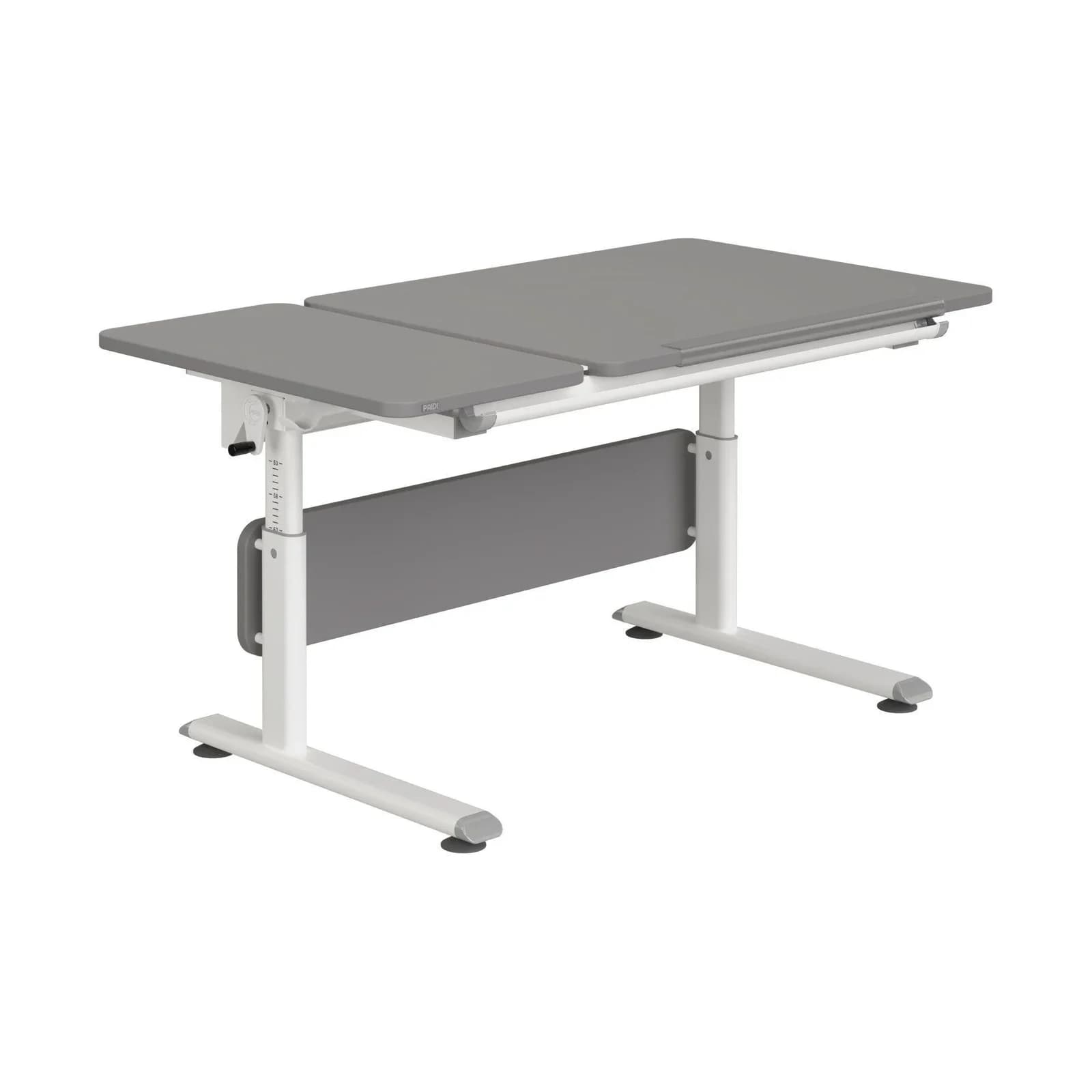 Schreibtisch PAIDI DIEGO 130 GT Grau/Weiss höhenverstellbar