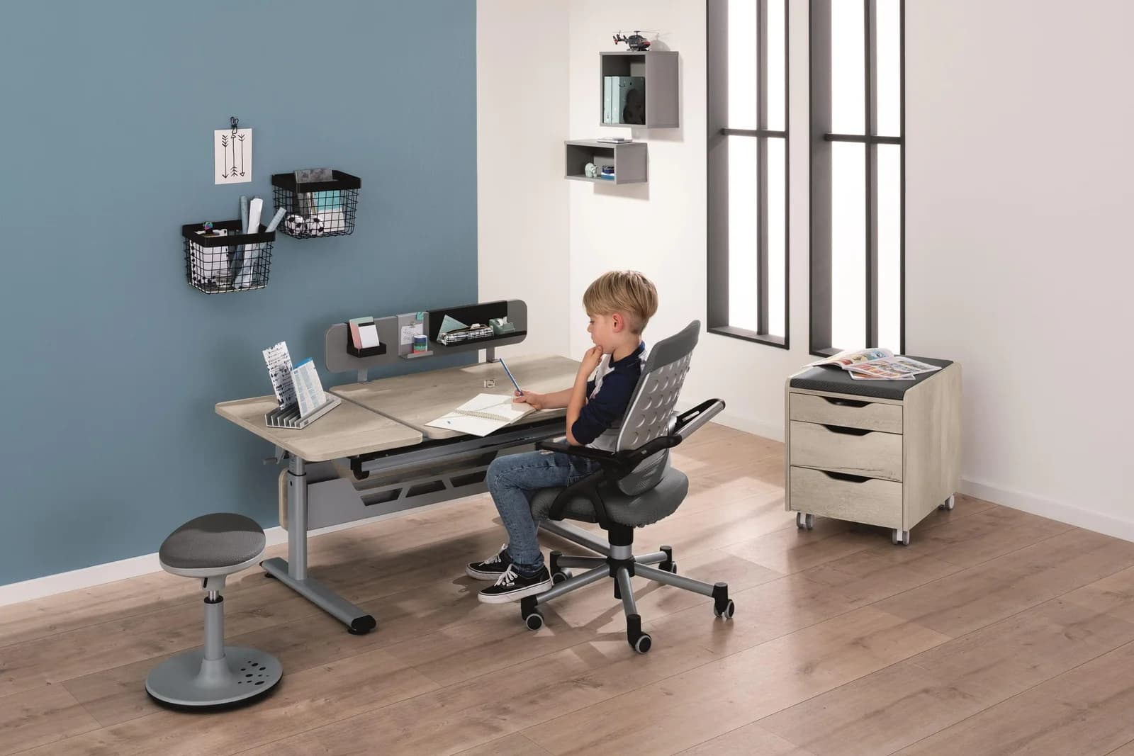 Schreibtisch PAIDI DIEGO 130 GT Weiß Modern