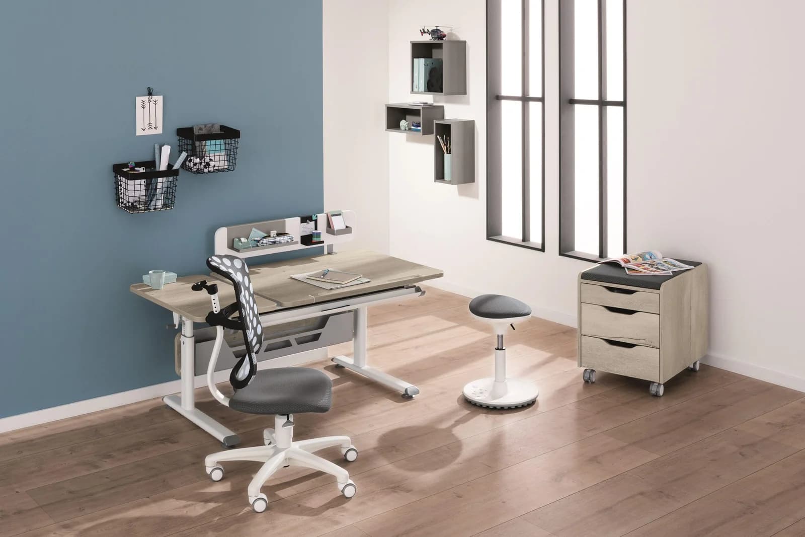 Schreibtisch PAIDI DIEGO 130 GT Braun Modern